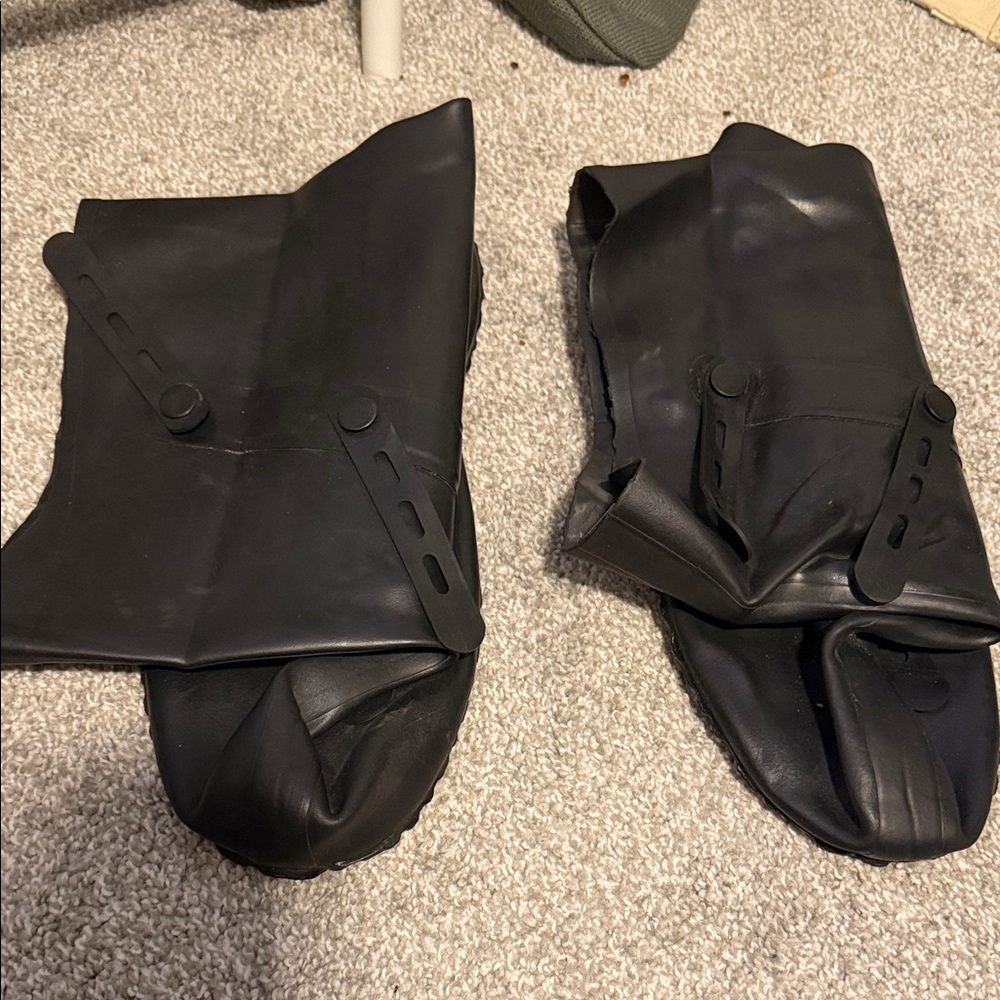 Black Rubber Shoe Covers JLIST/CBRN boots X-LARGE